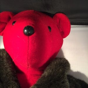 Vintage Red‎ Teddy bear in coat
